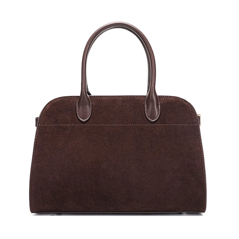 Autumn winter women's Natural Suede leather Crossbody Bag designer Genuine leather