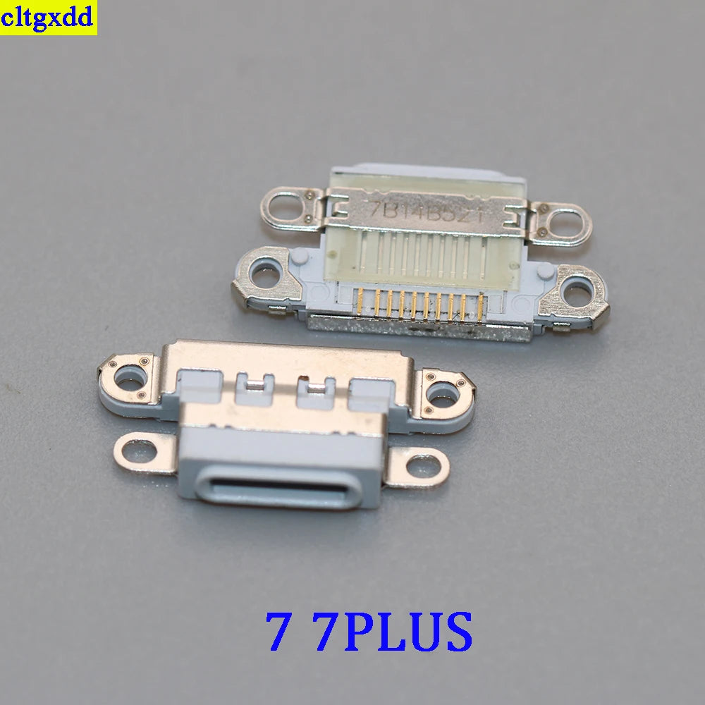 cltgxdd 1piece FOR iPhone 4S 5 6 6S 6sPlus 7 7Plus 8 8SE X 8X USB charging port plug, power socket, socket connector replacemen