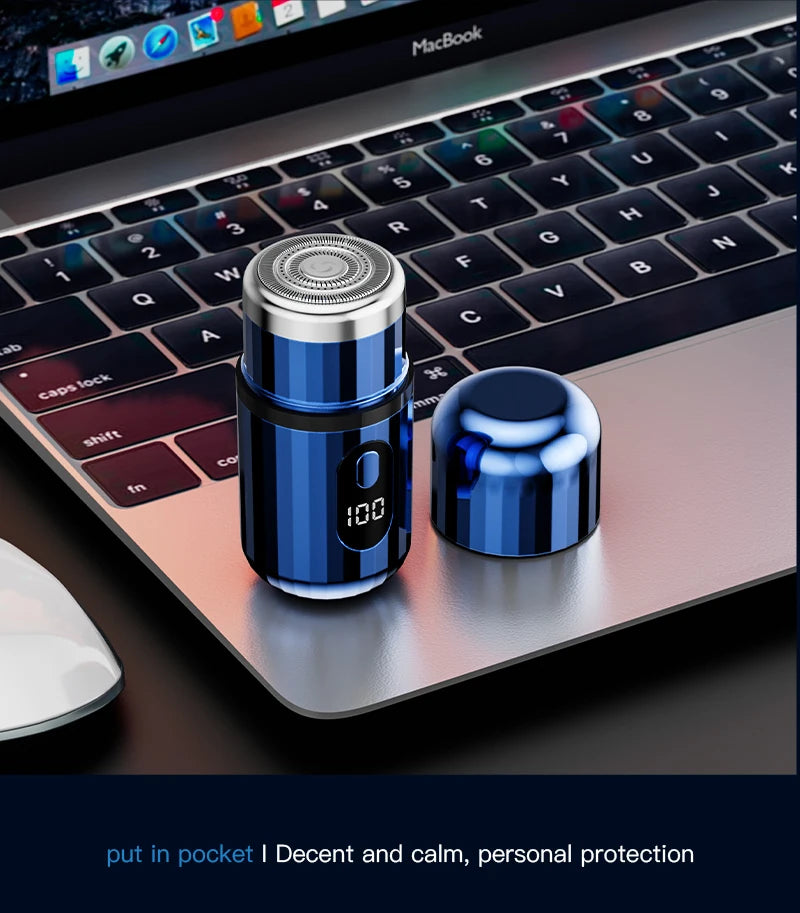 Mini Portable Electric Shaver Capsule Design Travel Home Use recharge able Pocket Electric Razor