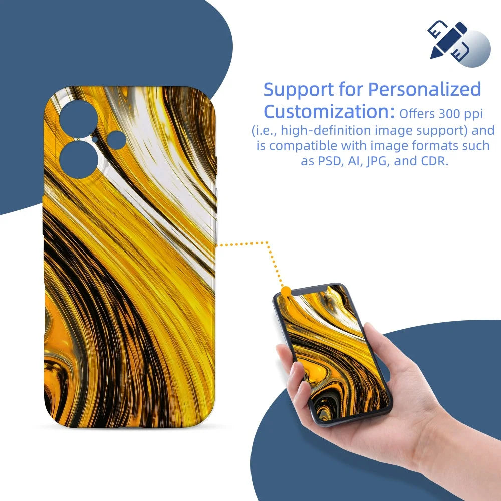 Single Layer 3D Sublimation Phone Case Thermal Heat Transfer Film Cover For iPhone 17 16 15 14 13 12 11 Pro Max 8 7 Plus XS XR