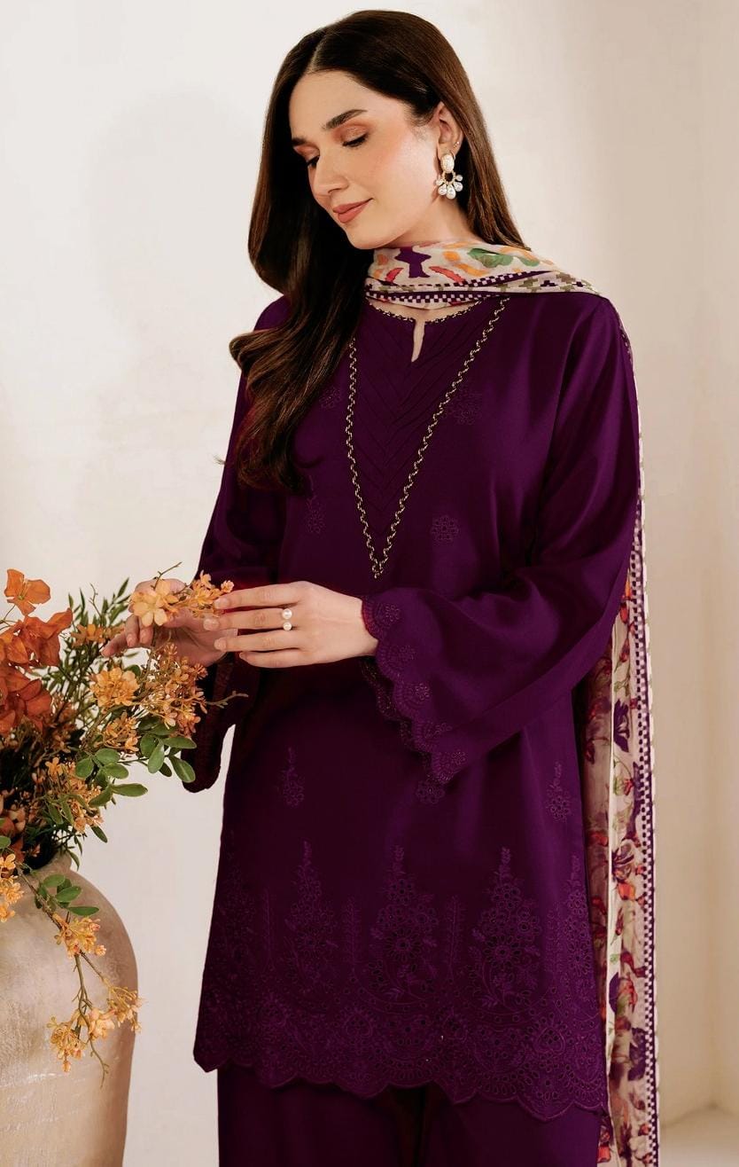SAPPHIRE, LUXURY PRIMEIUM EMBROIDERED  LAWN SUIT