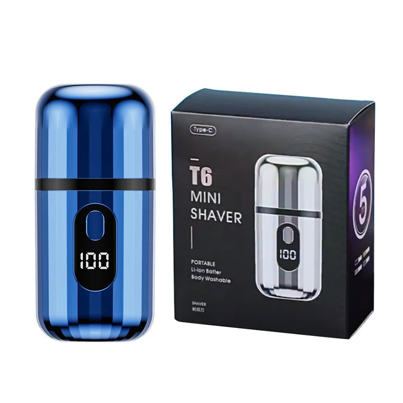 Mini Portable Electric Shaver Capsule Design Travel Home Use recharge able Pocket Electric Razor