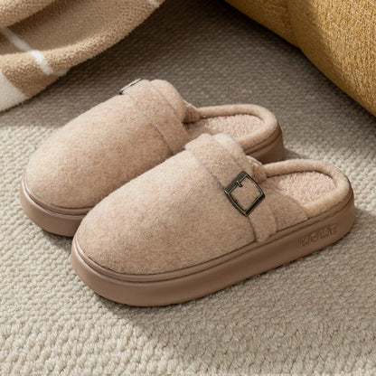 Winter Women's Indoor Slippers Warm Soft Soled Comfortable