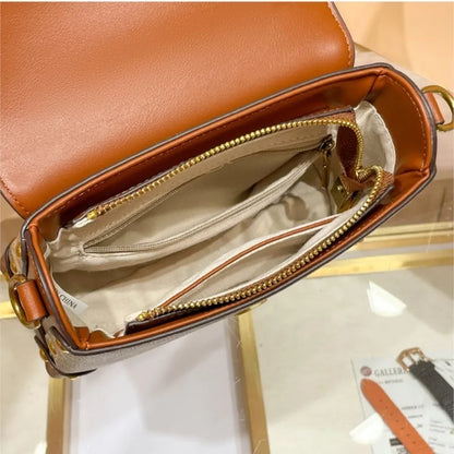 Minimalist Women’s Box Bag – High-End Contrasting Color Crossbody Handbag