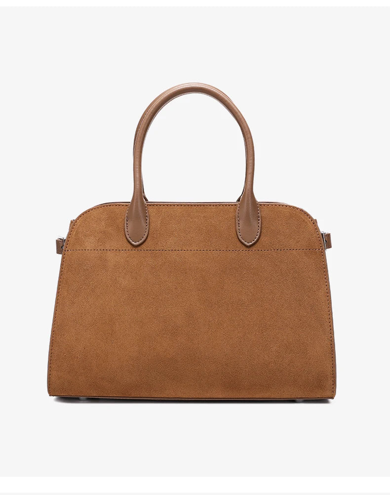 Autumn winter women's Natural Suede leather Crossbody Bag designer Genuine leather