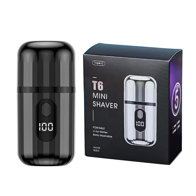 Mini Portable Electric Shaver Capsule Design Travel Home Use recharge able Pocket Electric Razor