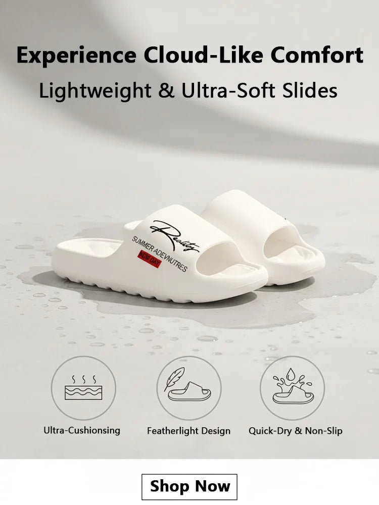 Summer innovative design EVA men's shoes, soft and lightweight home slippers