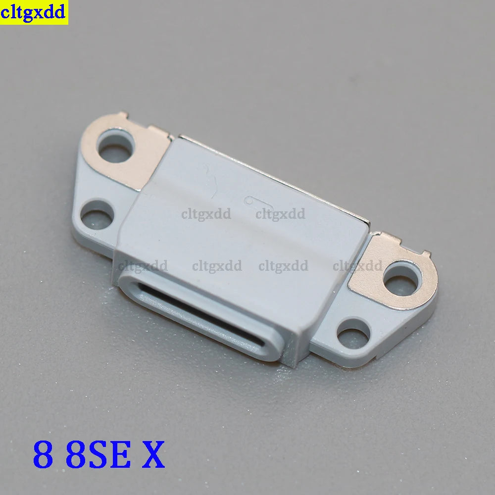 cltgxdd 1piece FOR iPhone 4S 5 6 6S 6sPlus 7 7Plus 8 8SE X 8X USB charging port plug, power socket, socket connector replacemen