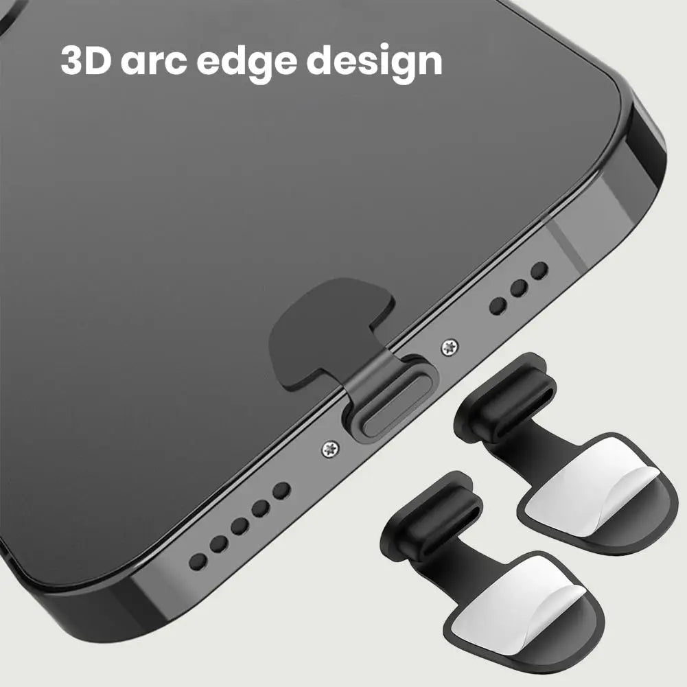 Cell Phone Silicone Dust Plug for iPhone for Android 8Pin Type-C Tablet Mobile Phone Charging Port Cover Dust Protector Stopper