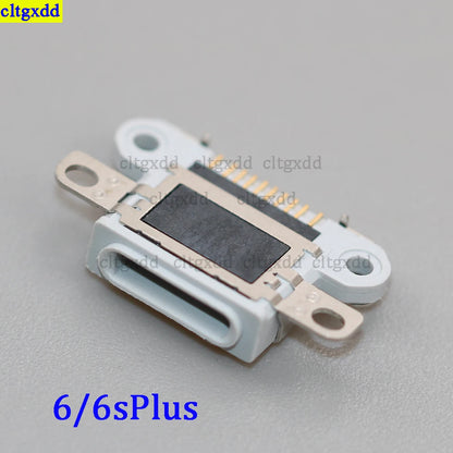cltgxdd 1piece FOR iPhone 4S 5 6 6S 6sPlus 7 7Plus 8 8SE X 8X USB charging port plug, power socket, socket connector replacemen