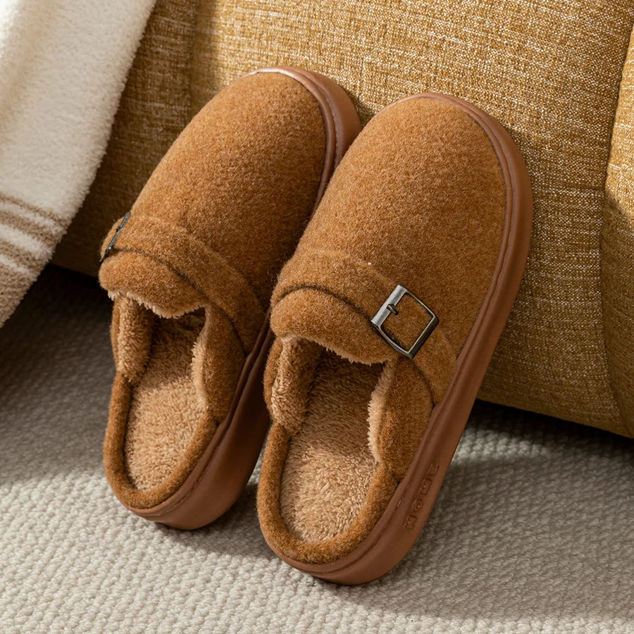 Winter Women's Indoor Slippers Warm Soft Soled Comfortable