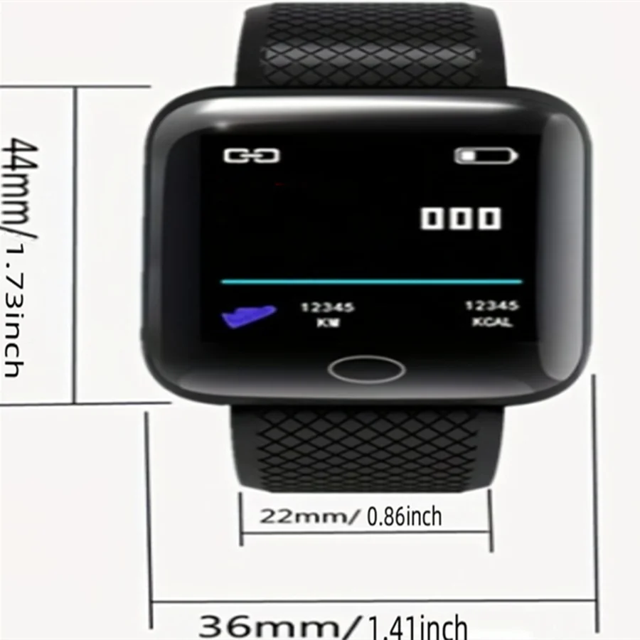 Smart Watch Men Women – Fitness Tracker, Message Alerts, Gift for Android/iOS