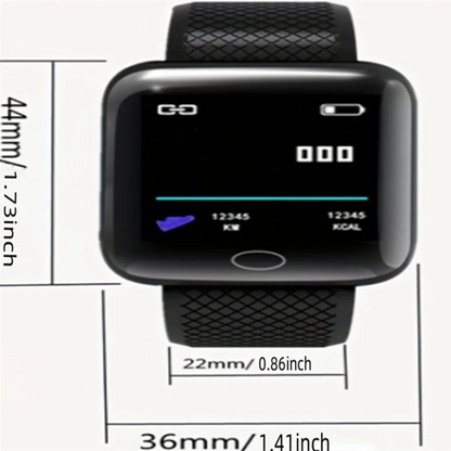 Smart Watch Men Women – Fitness Tracker, Message Alerts, Gift for Android/iOS