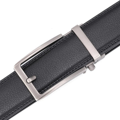 Click Belts for Men Luxury Brand Designer Automatic Buckle Real Original Genuine Leather Men's Belt Male Jeans Waist Straps