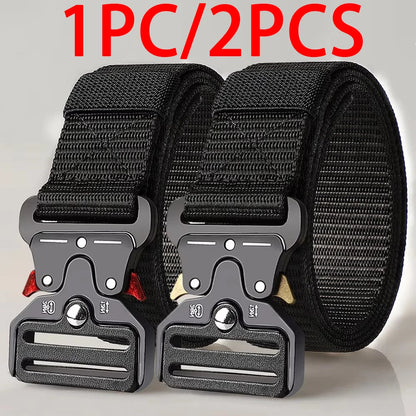 Versatile Men's Tactical Belts - Durable, Adjustable Design-For Outdoor Sports Enthusiasts，Pair with Pants Jeans，For Men Women ﻿