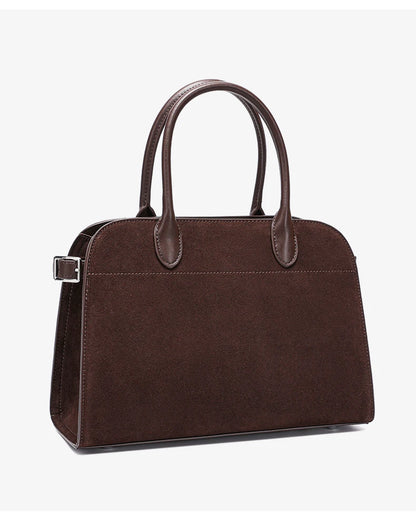 Autumn winter women's Natural Suede leather Crossbody Bag designer Genuine leather
