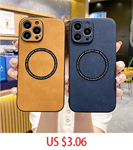 Iphone 11Case for IPhone  15 14Pro Max 13 12 11 Plus XS X XR 8 7 SE20 Luxury Leather Business Elite Shock Proof Cell Phone Cases