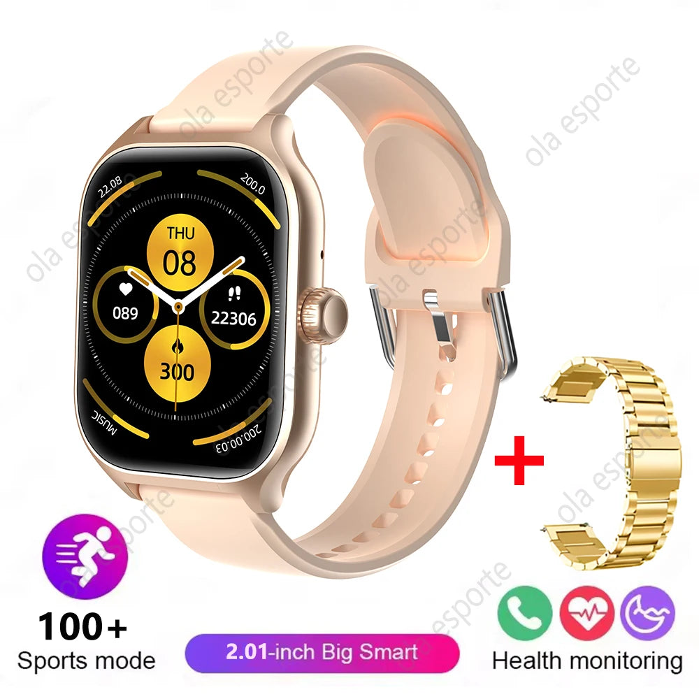 AMOLED Smartwatch – GPS, Bluetooth Call, Fitness & Health Tracker for Men/Women