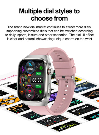 New Micro Physical Examination Smart Watch For Men Uric Acid Body Fat Five Organ Health