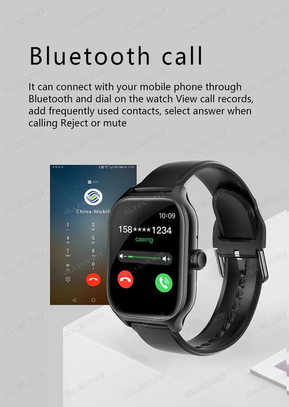 AMOLED Smartwatch – GPS, Bluetooth Call, Fitness & Health Tracker for Men/Women