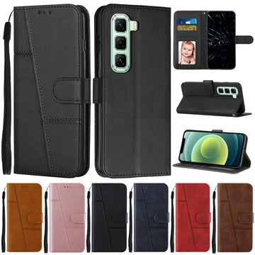 Mobile Cover Infinix Hot 50 Pro+ 4G Case Flip Wallet Book Cover for Coque Infinix
