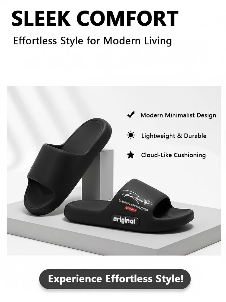 Summer innovative design EVA men's shoes, soft and lightweight home slippers