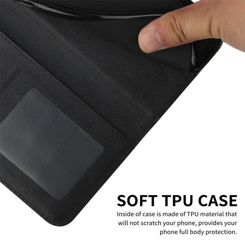 Mobile Cover Infinix Hot 50 Pro+ 4G Case Flip Wallet Book Cover for Coque Infinix