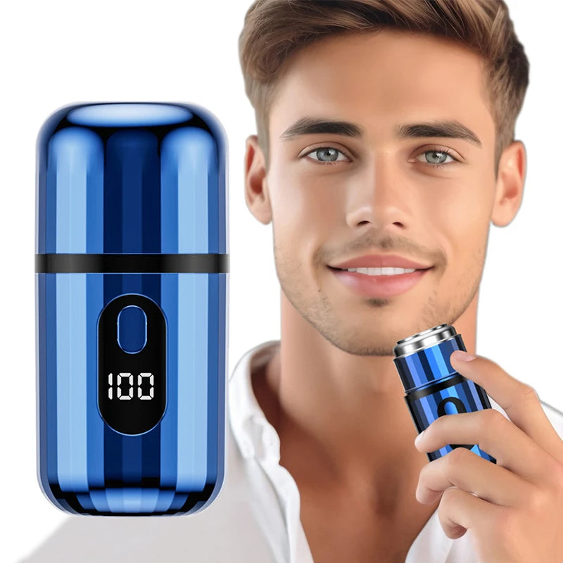 Mini Portable Electric Shaver Capsule Design Travel Home Use recharge able Pocket Electric Razor