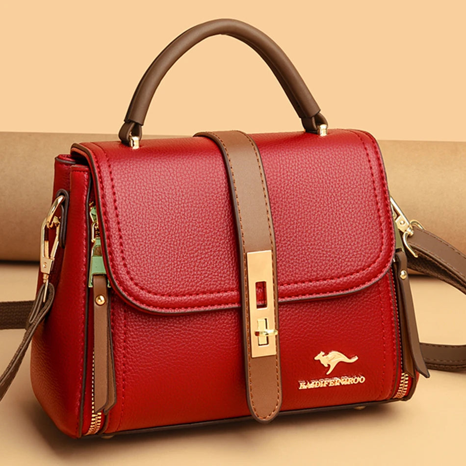 High-Quality Designer Bag – Genuine Leather Crossbody, Messenger & Tote
