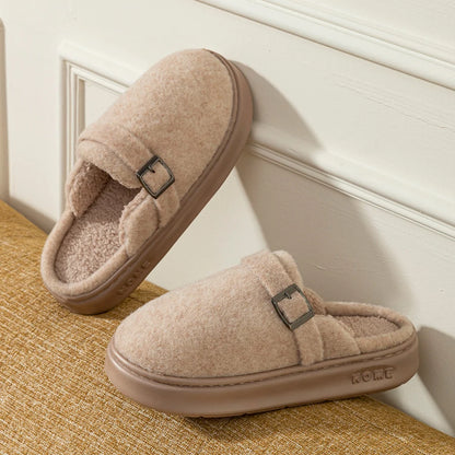 Winter Women's Indoor Slippers Warm Soft Soled Comfortable
