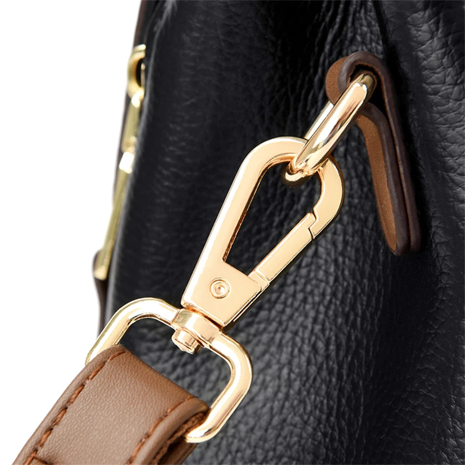 High-Quality Designer Bag – Genuine Leather Crossbody, Messenger & Tote