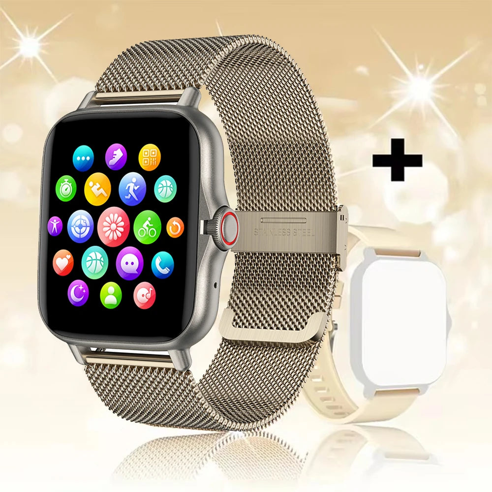 2025 Smart Watch with Bluetooth Call – 1.44" Color Screen, multi-language and social apps