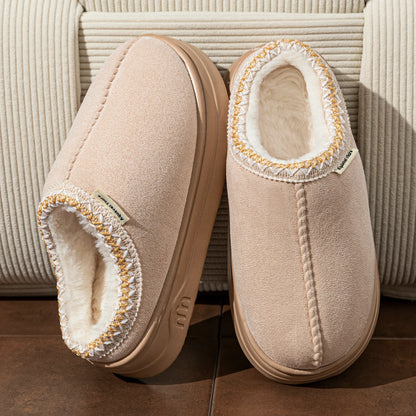 Winter Women's Boots (imported) Fashion Fuzzy Fur Anti-slip Soft