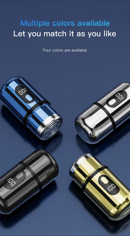 Mini Portable Electric Shaver Capsule Design Travel Home Use recharge able Pocket Electric Razor