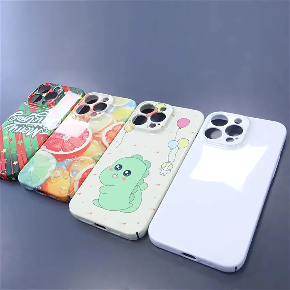 Single Layer 3D Sublimation Phone Case Thermal Heat Transfer Film Cover For iPhone 17 16 15 14 13 12 11 Pro Max 8 7 Plus XS XR
