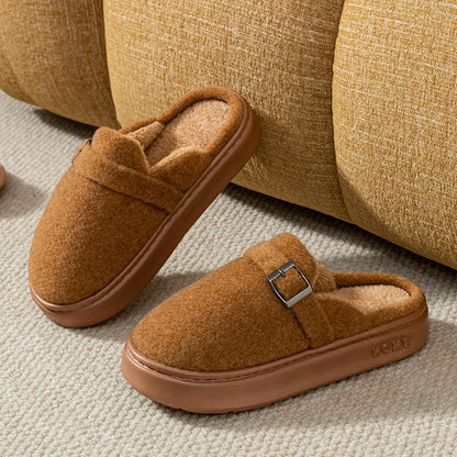 Winter Women's Indoor Slippers Warm Soft Soled Comfortable