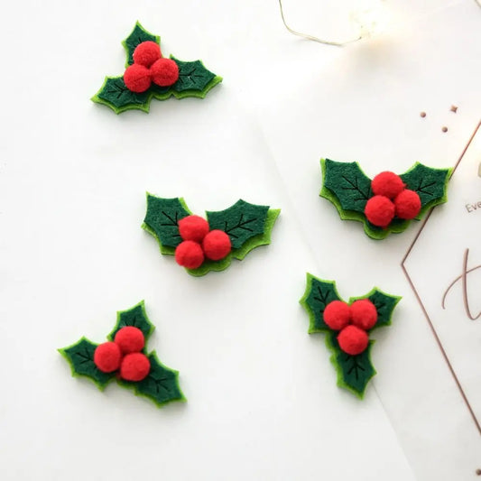 New Small Christmas Decorations Mini Handmade DIY Bow Decoration Vintage Pendant Christmas Tree Decoration Home Decoration