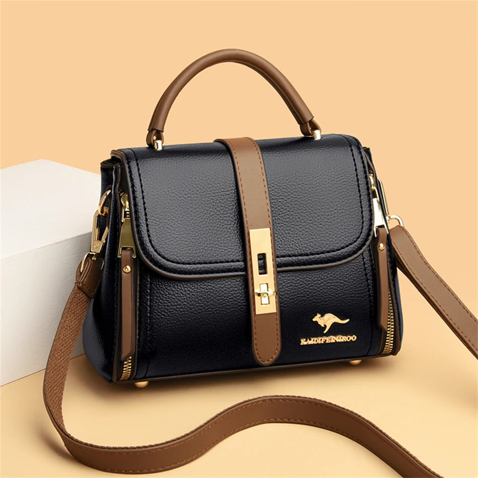 High-Quality Designer Bag – Genuine Leather Crossbody, Messenger & Tote