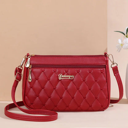 Chic Embroidered Shoulder Bag – Premium Leather Handbag for Women