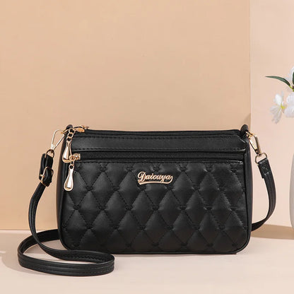 Chic Embroidered Shoulder Bag – Premium Leather Handbag for Women