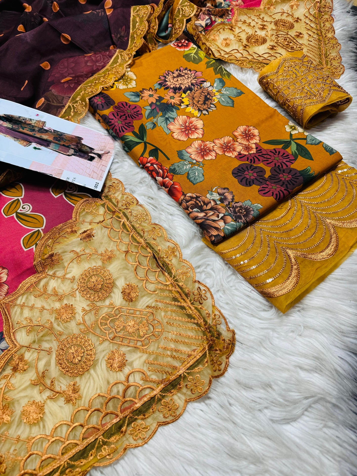 BAROQUE ” Summer  Digital Printed Lawn 3pc