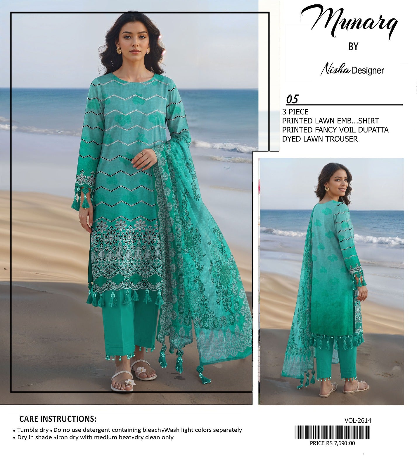 MUNARQ BY NISHA DESIGNER, 12 COLORS