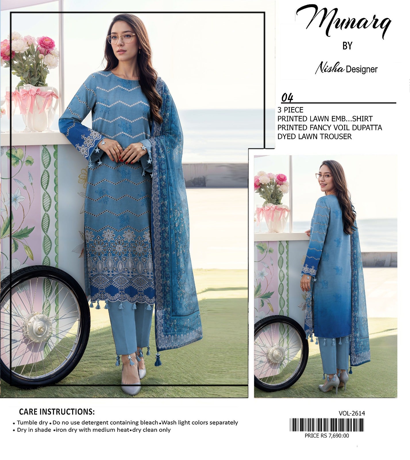 MUNARQ BY NISHA DESIGNER, 12 COLORS