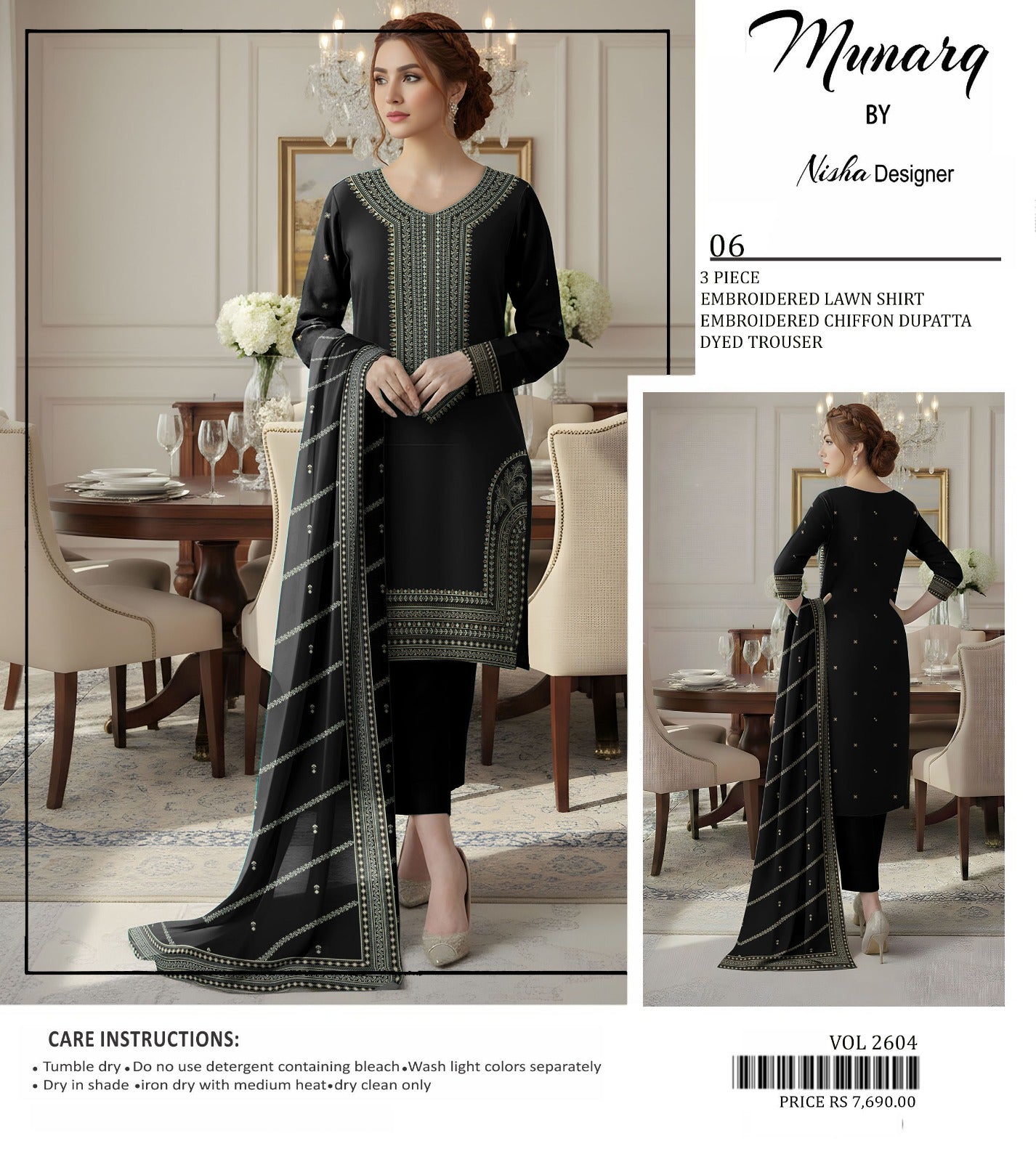 MUNARQ BY NISHA DESIGNER, 12 COLORS