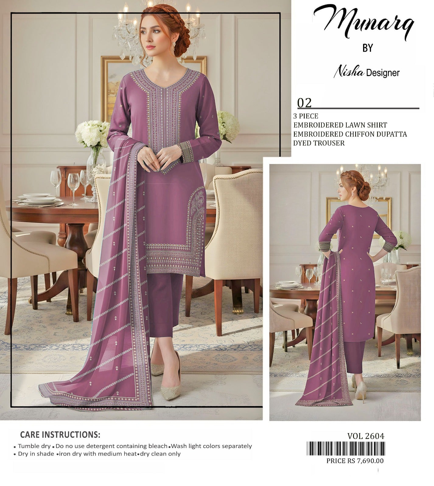 MUNARQ BY NISHA DESIGNER, 12 COLORS