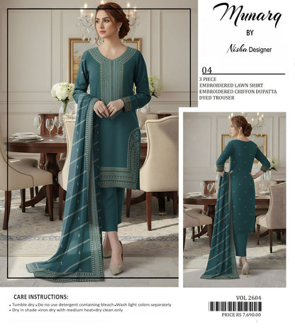 MUNARQ BY NISHA DESIGNER, 12 COLORS