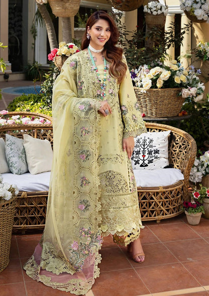 ELAF EMBROIDERED CHICKENKARI COTTON