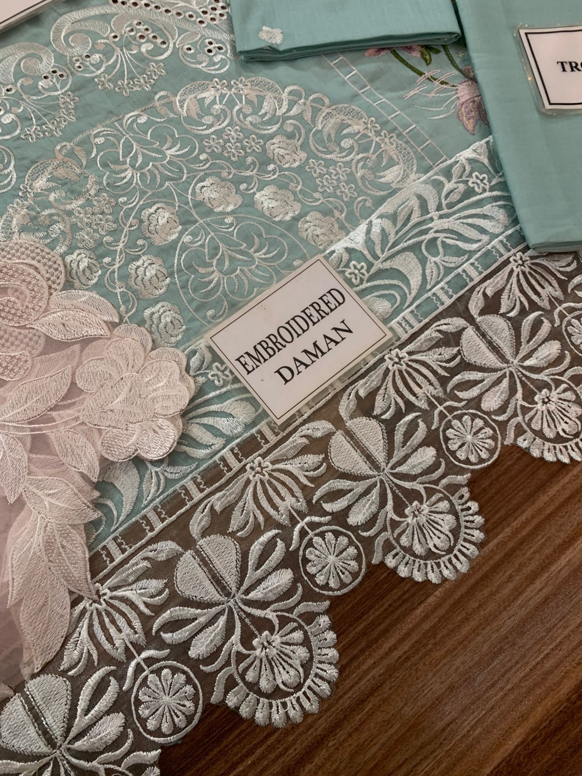 ELAF EMBROIDERED CHICKENKARI COTTON
