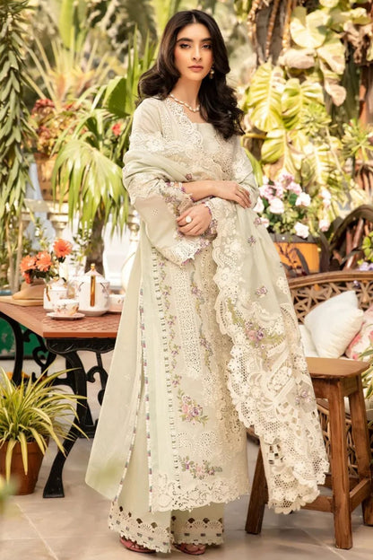 ELAF EMBROIDERED CHICKENKARI COTTON