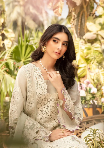 ELAF EMBROIDERED CHICKENKARI COTTON